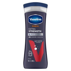 Vaseline, Men Healing Moisture, Non-Greasy Body & Face Lotion, Extra Strength 10oz