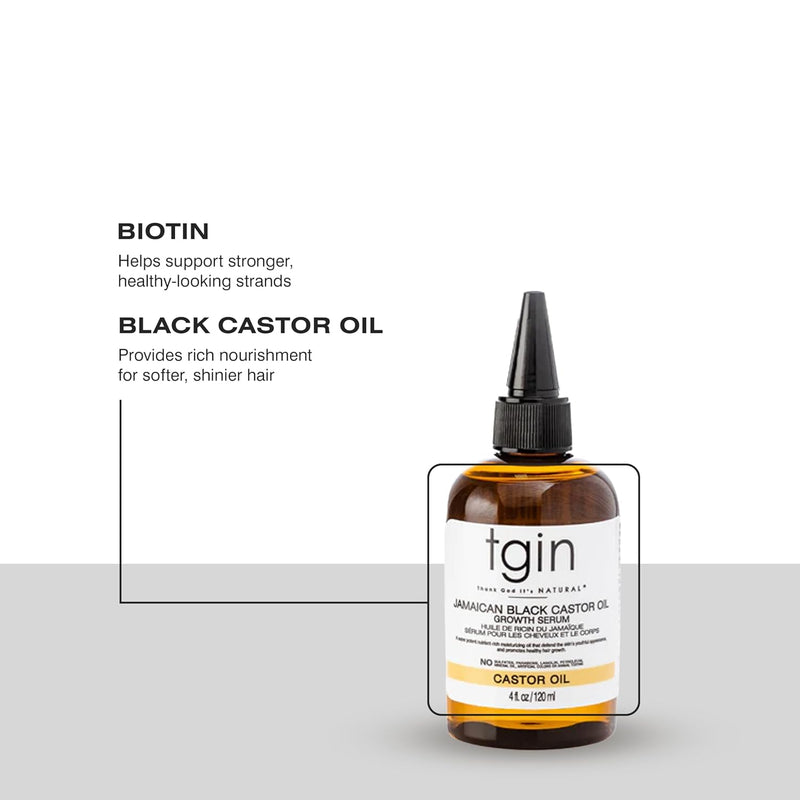 TGIN JAMAICAN BLACK CASTOR OIL SERUM 4oz