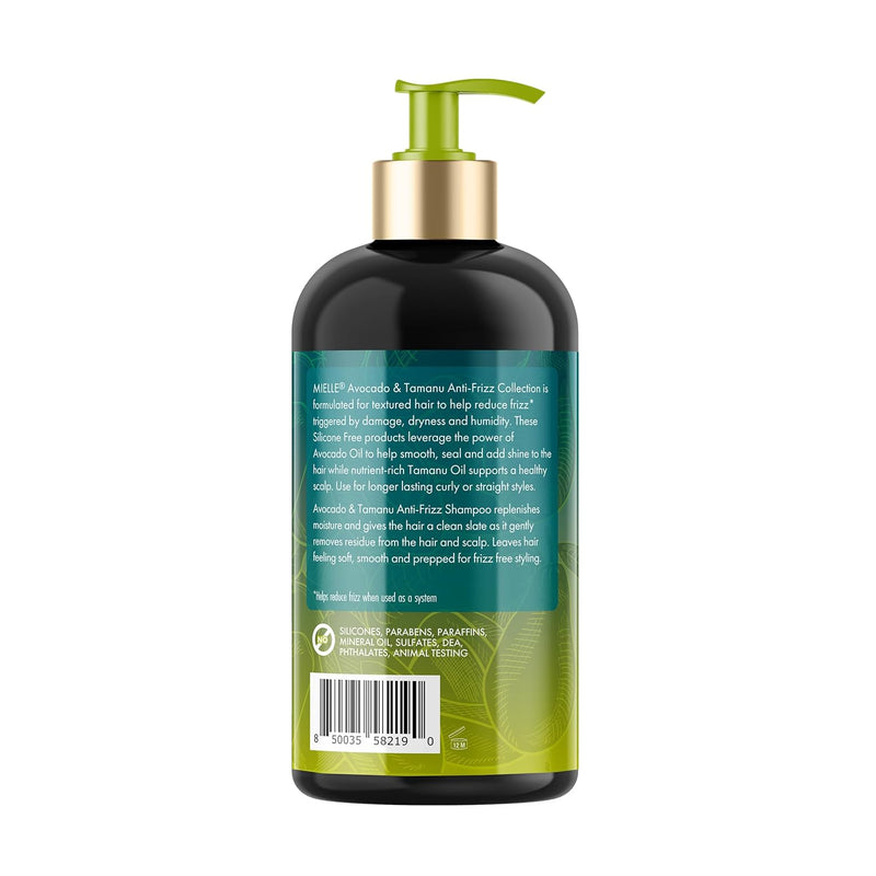 Mielle Organics Avocado & Tamanu Anti-frizz Shampoo 12oz