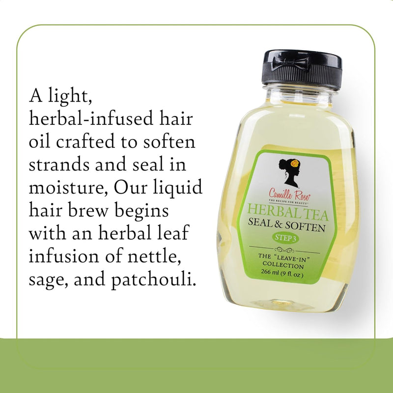 Camille Rose Herbal Tea Seal & Soften Leave-In Conditioner 9oz