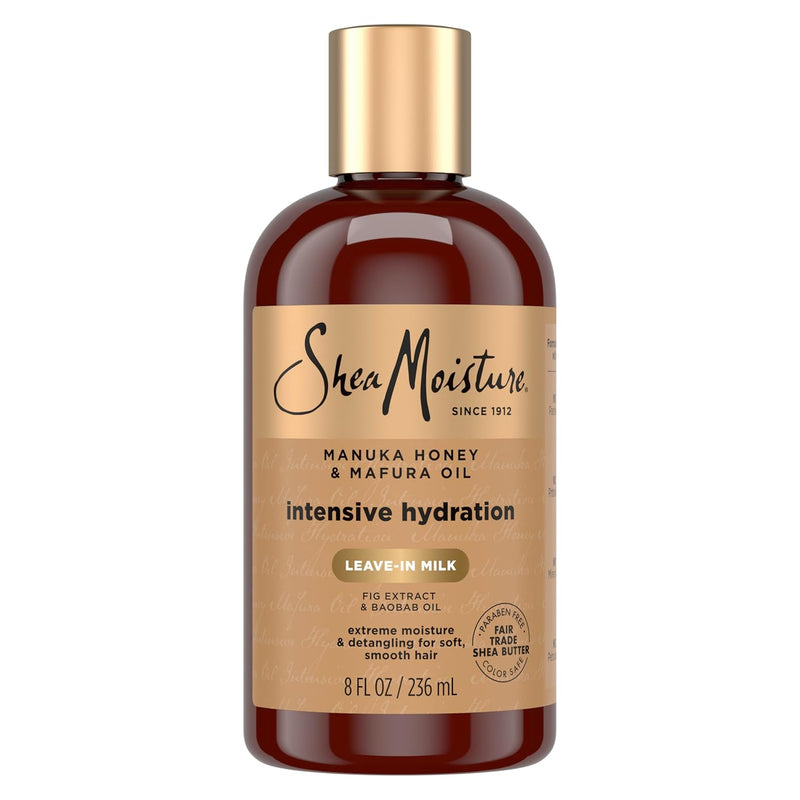 Shea Moisture Manuka Honey & Mafura Oil Intensive Hydration Leave-In Milk, 8oz
