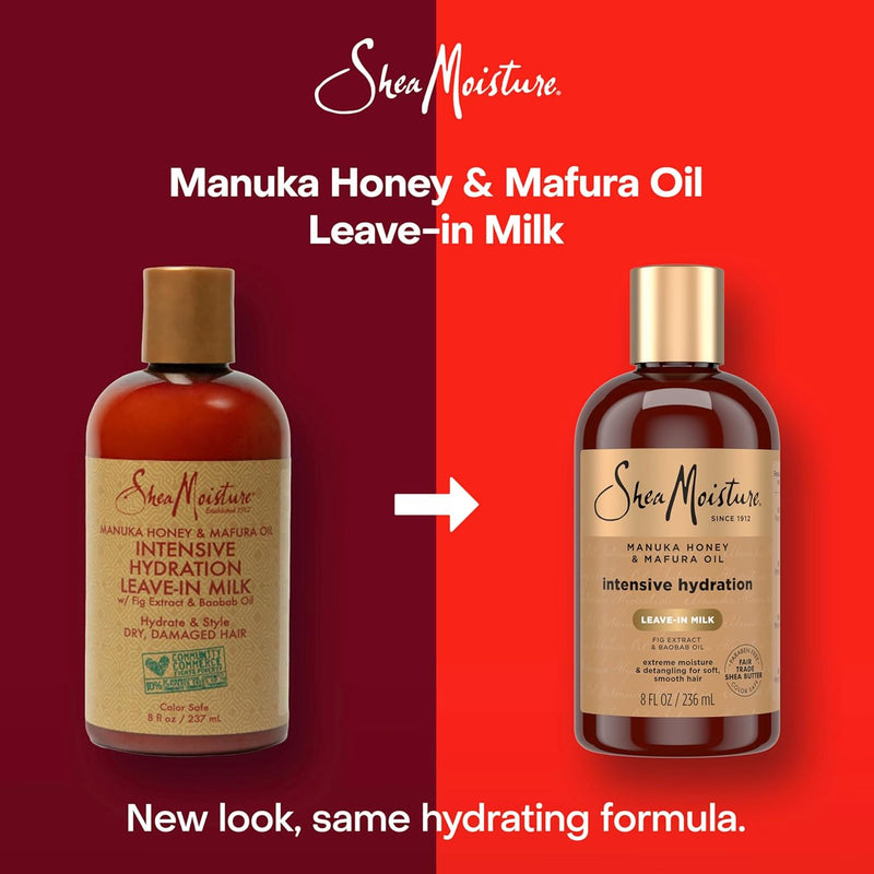Shea Moisture Manuka Honey & Mafura Oil Intensive Hydration Leave-In Milk, 8oz