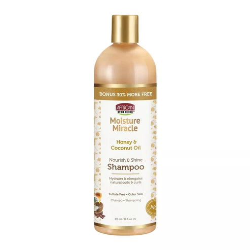 African Pride Moisture Miracle Honey & Coconut Oil Shampoo 16 oz