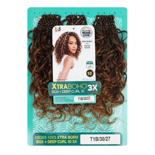 Bobbi Boss Crochet Braids Xtra Boho Box Deep Curl 10" 3X