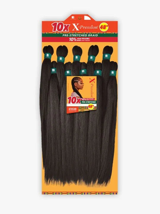 10X X-Pression Pre-stretch 48"