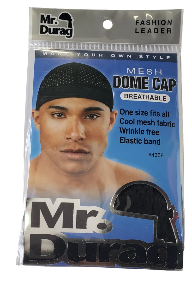 Mr. Durag Mesh Dome Cap #4358 Blk