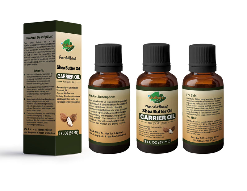 Gallam Shea Butter Oil 2oz