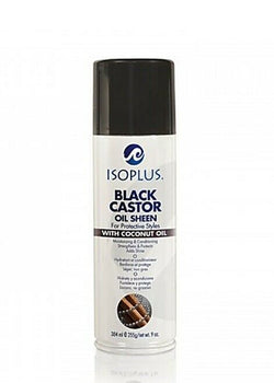 Isoplus Black Castor Oil Sheen Spray 9oz