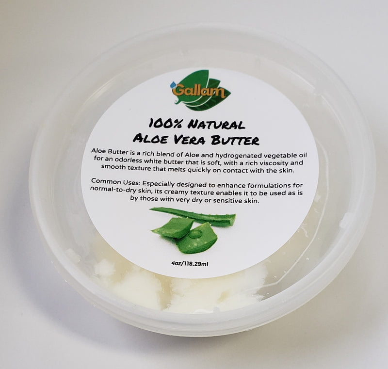 Gallam Natural Aloe Vera Butter 4oz