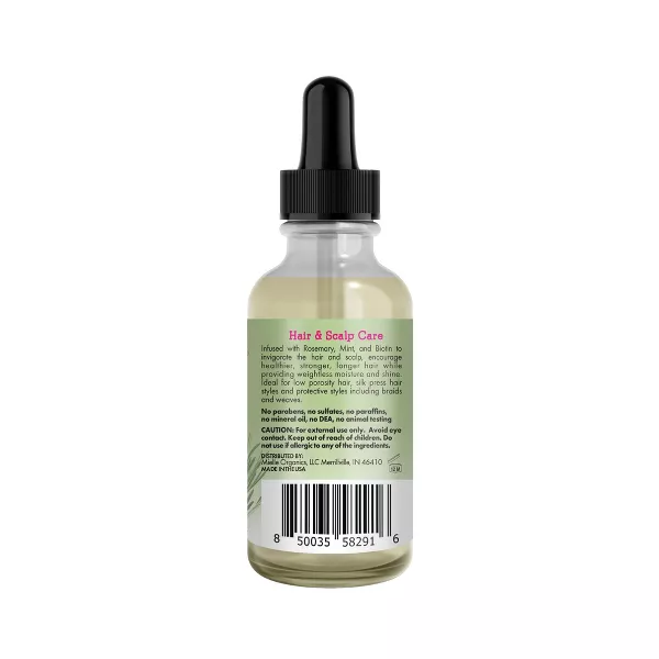 Mielle Rosemary Mint Scalp & Hair Strengthening Oil Light 2oz