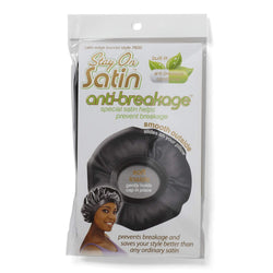 Stay On Anti-Breakage Satin L BLK #7600